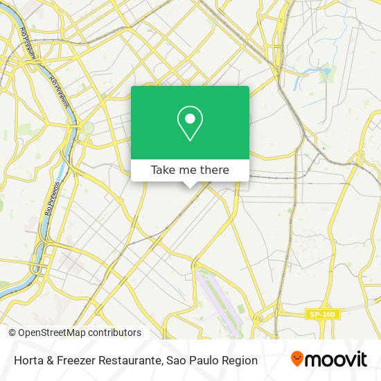 Mapa Horta & Freezer Restaurante