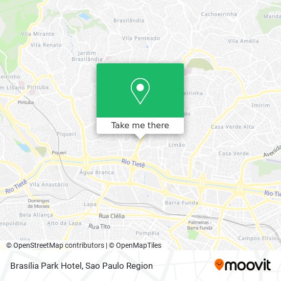 Mapa Brasília Park Hotel