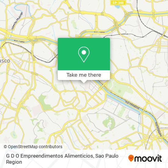 G D O Empreendimentos Alimenticios map