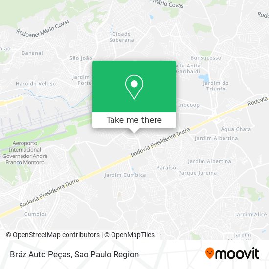 Bráz Auto Peças map