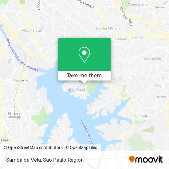 Samba da Vela map