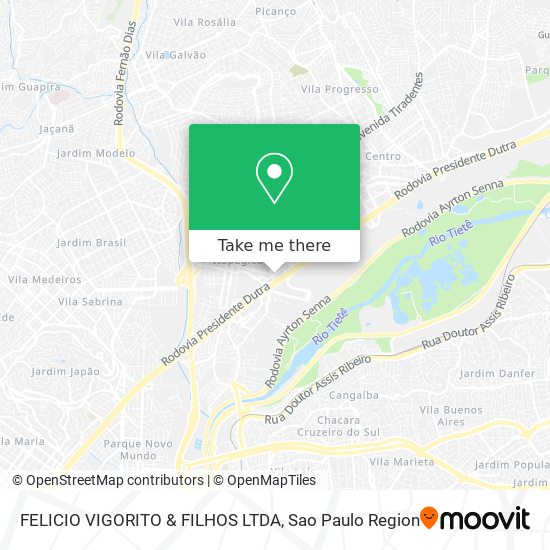 Mapa FELICIO VIGORITO & FILHOS LTDA