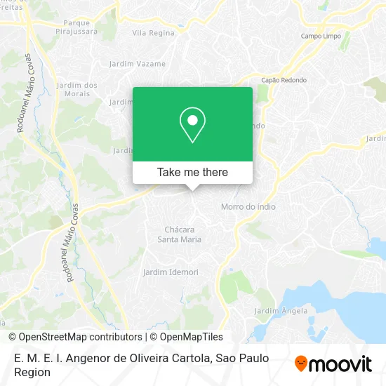 E. M. E. I. Angenor de Oliveira Cartola map