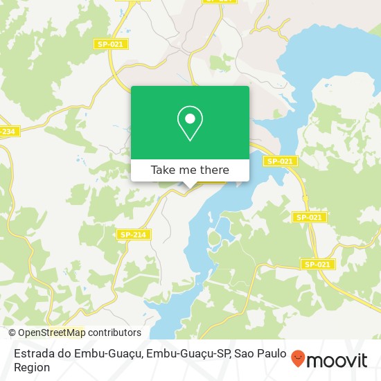 Estrada do Embu-Guaçu, Embu-Guaçu-SP map