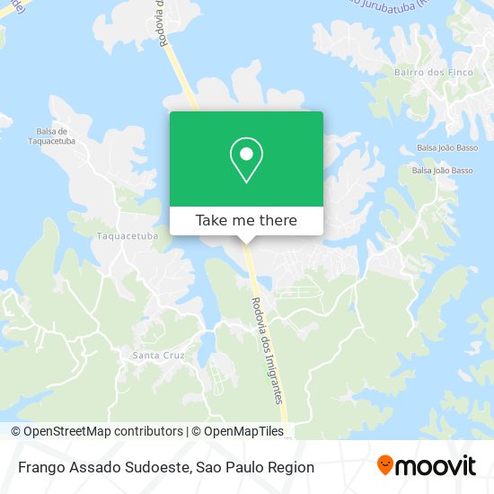 Mapa Frango Assado Sudoeste