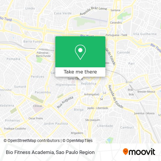 Bio Fitness Academia map