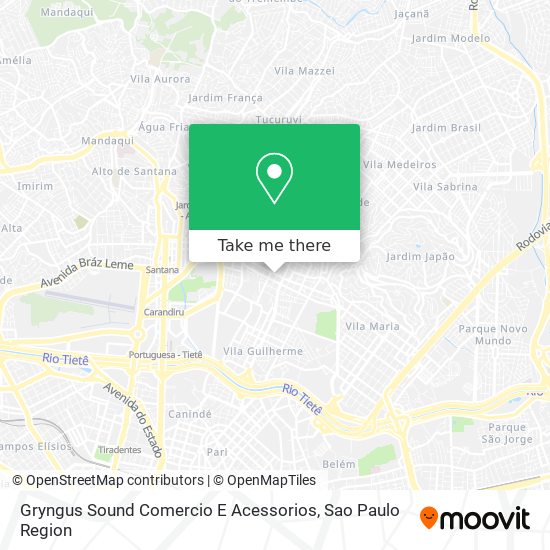 Gryngus Sound Comercio E Acessorios map