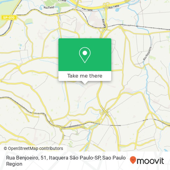 Rua Benjoeiro, 51, Itaquera São Paulo-SP map