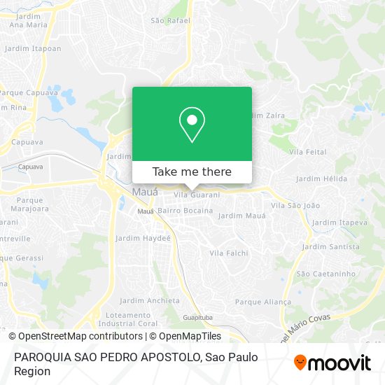 PAROQUIA SAO PEDRO APOSTOLO map