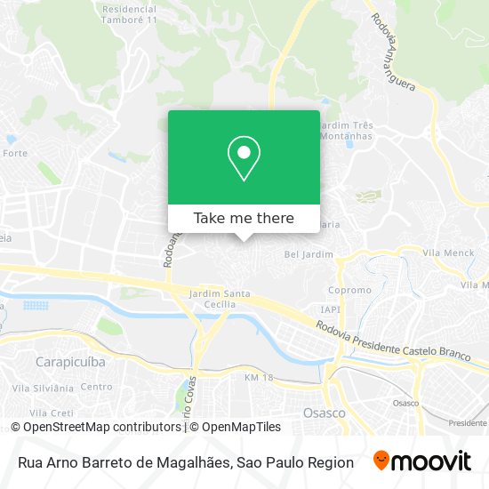 Rua Arno Barreto de Magalhães map
