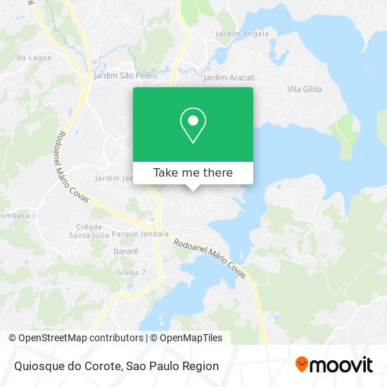 Quiosque do Corote map