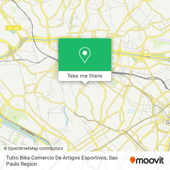 Mapa Tutto Bike Comercio De Artigos Esportivos