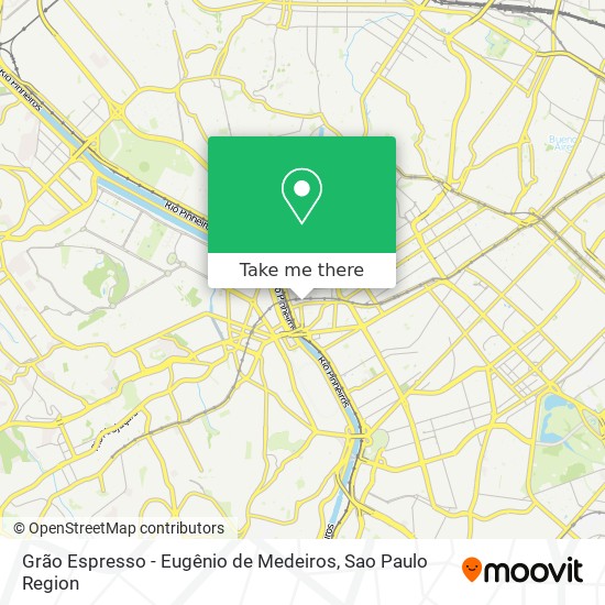 Grão Espresso - Eugênio de Medeiros map