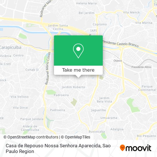 Casa de Repouso Nossa Senhora Aparecida map