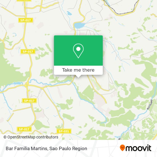 Mapa Bar Familia Martins