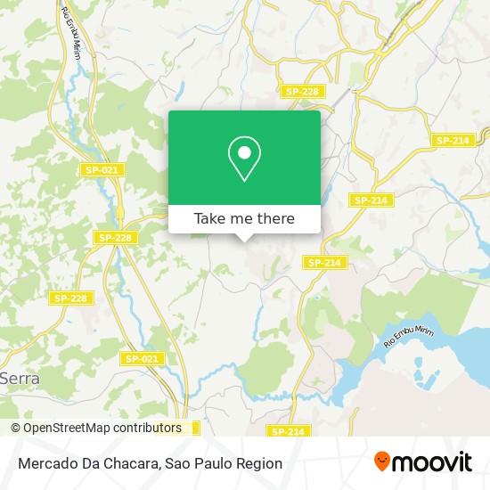 Mapa Mercado Da Chacara