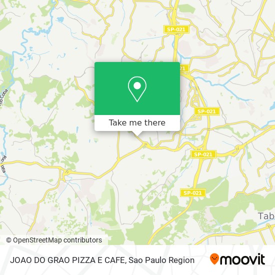 JOAO DO GRAO PIZZA E CAFE map