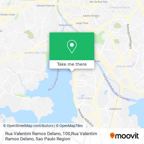 Mapa Rua Valentim Ramos Delano, 100,Rua Valentim Ramos Delano