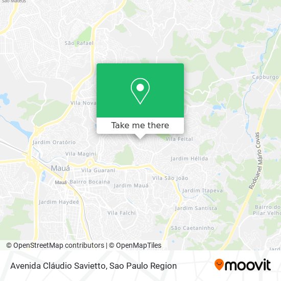Avenida Cláudio Savietto map