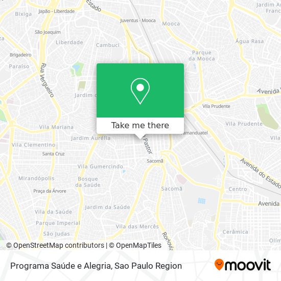 Programa Saúde e Alegria map