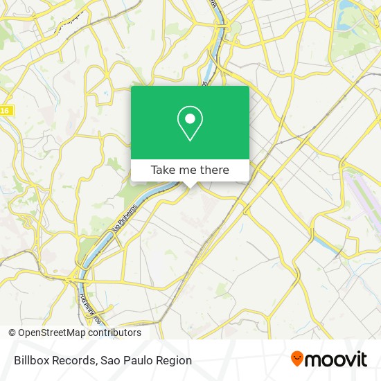 Mapa Billbox Records