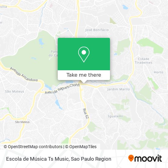 Escola de Música Ts Music map