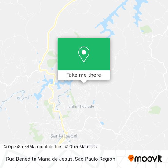 Rua Benedita Maria de Jesus map