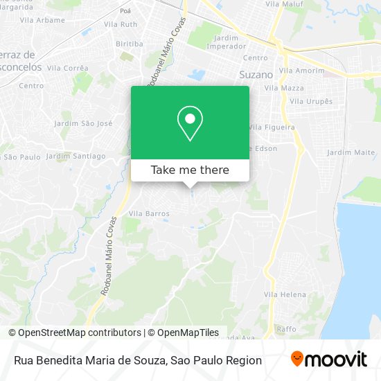 Rua Benedita Maria de Souza map