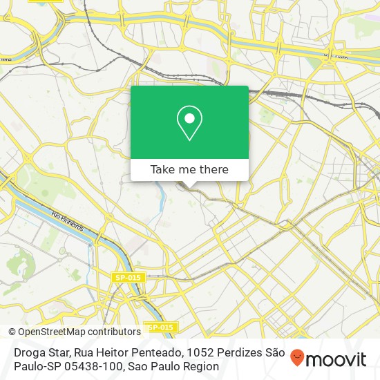 Droga Star, Rua Heitor Penteado, 1052 Perdizes São Paulo-SP 05438-100 map