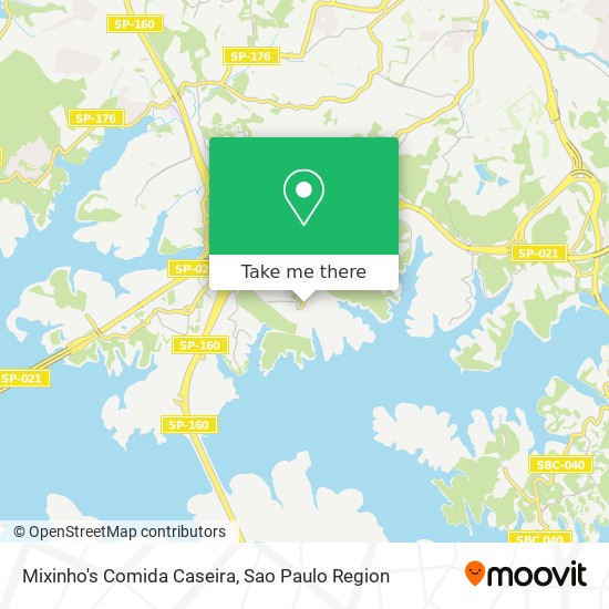 Mapa Mixinho's Comida Caseira