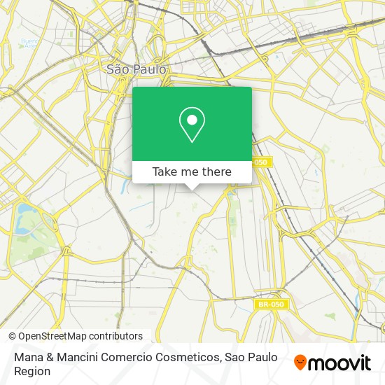 Mapa Mana & Mancini Comercio Cosmeticos
