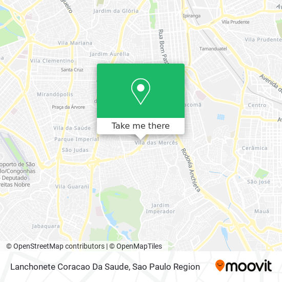 Lanchonete Coracao Da Saude map