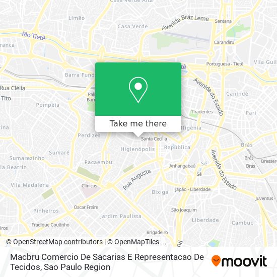 Macbru Comercio De Sacarias E Representacao De Tecidos map