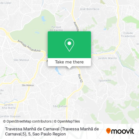 Mapa Travessa Manhã de Carnaval (Travessa Manhã de Carnaval,5), 5