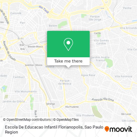 Mapa Escola De Educacao Infantil Florianopolis