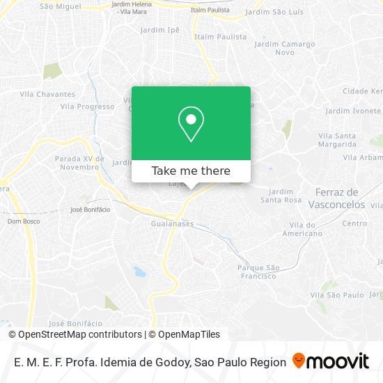 E. M. E. F. Profa. Idemia de Godoy map