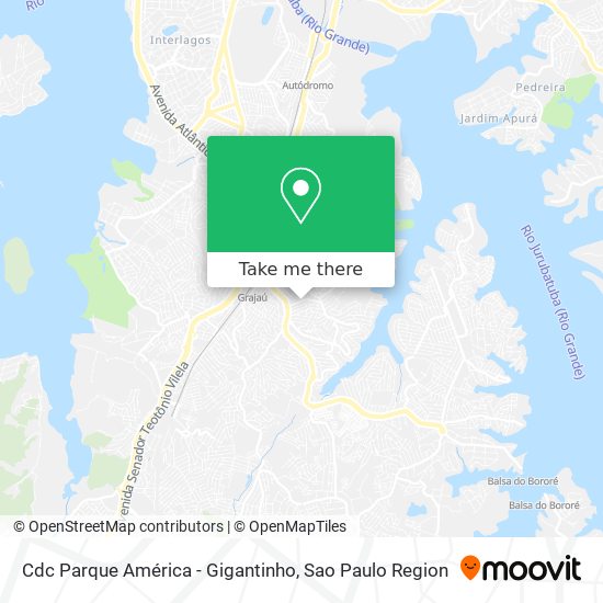 Cdc Parque América - Gigantinho map