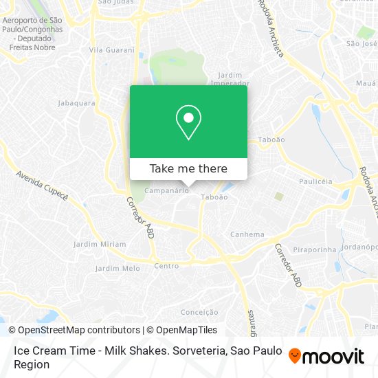 Ice Cream Time - Milk Shakes. Sorveteria map