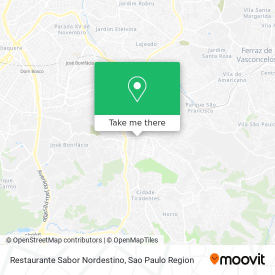 Restaurante Sabor Nordestino map