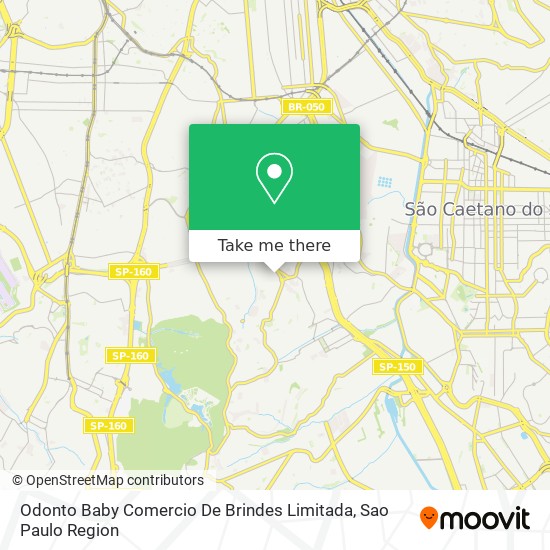 Odonto Baby Comercio De Brindes Limitada map