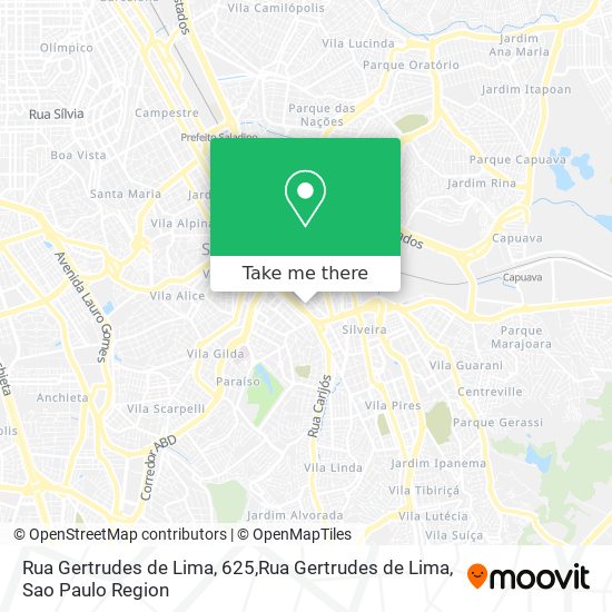 Rua Gertrudes de Lima, 625,Rua Gertrudes de Lima map