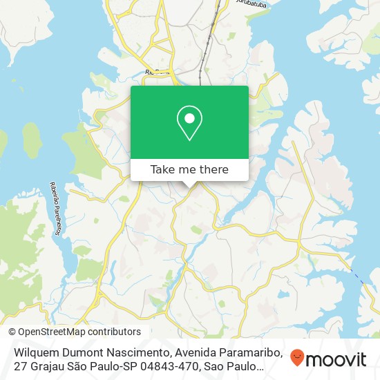 Wilquem Dumont Nascimento, Avenida Paramaribo, 27 Grajau São Paulo-SP 04843-470 map