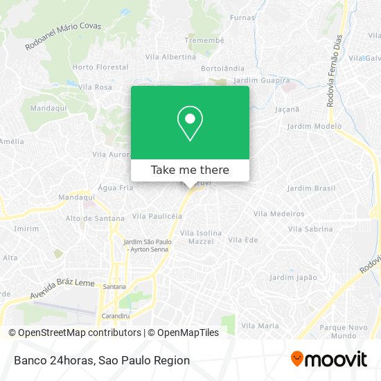 Banco 24horas map