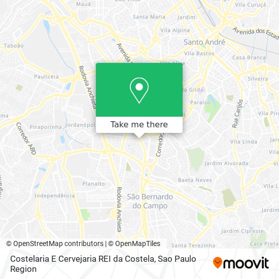 Costelaria E Cervejaria REI da Costela map