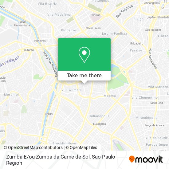 Zumba E / ou Zumba da Carne de Sol map