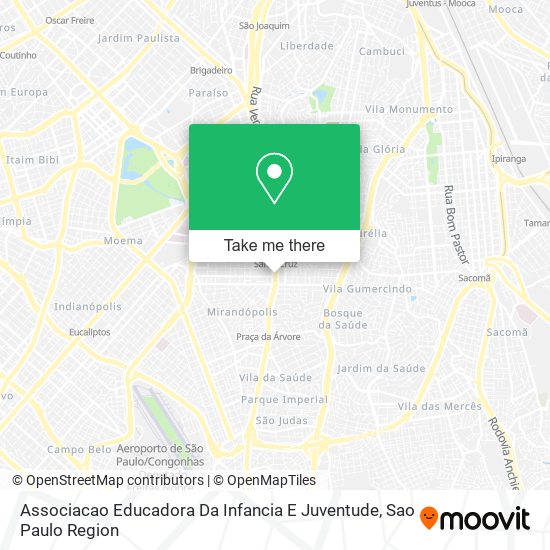 Mapa Associacao Educadora Da Infancia E Juventude