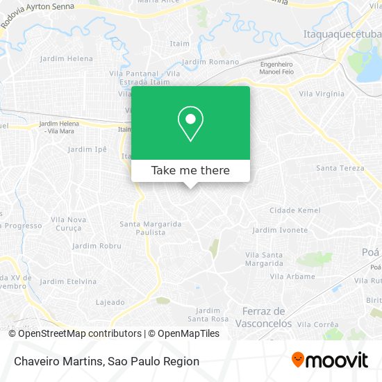Mapa Chaveiro Martins