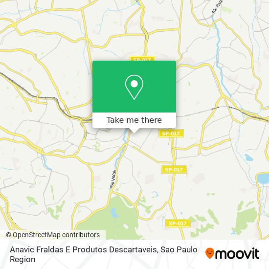 Anavic Fraldas E Produtos Descartaveis map