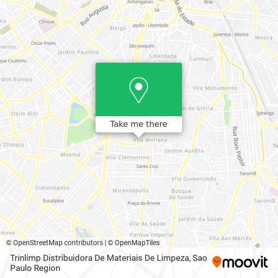 Trinlimp Distribuidora De Materiais De Limpeza map