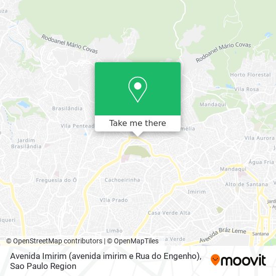 Avenida Imirim (avenida imirim e Rua do Engenho) map